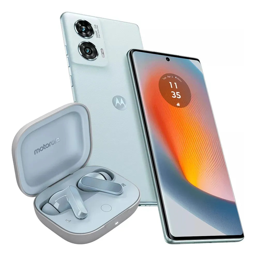 Moto Edge 50 Fusion 256gb + 8gb Ram Nuevo Azul + Buds